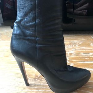 Prada Calf High Heel Booties